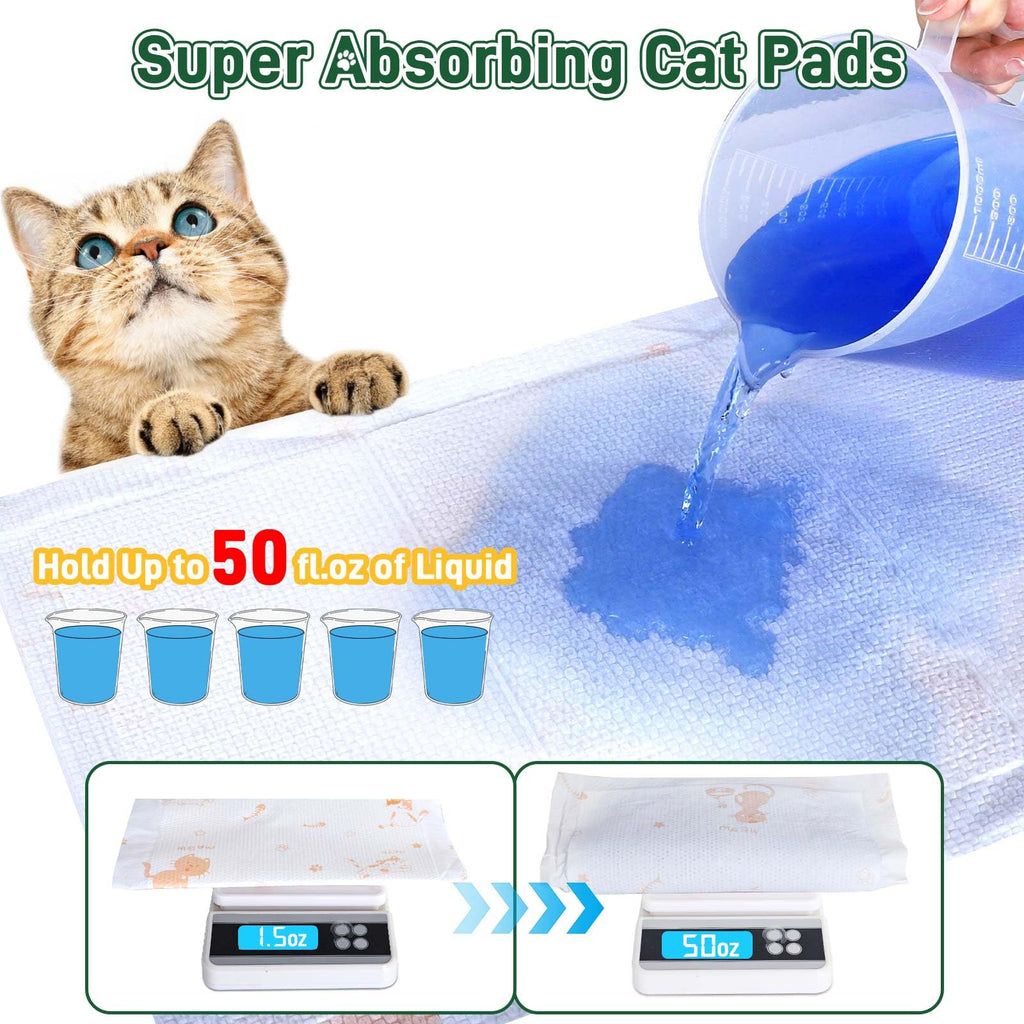 Super Absorbent Unscented Cat Litter Pads 70ct E290