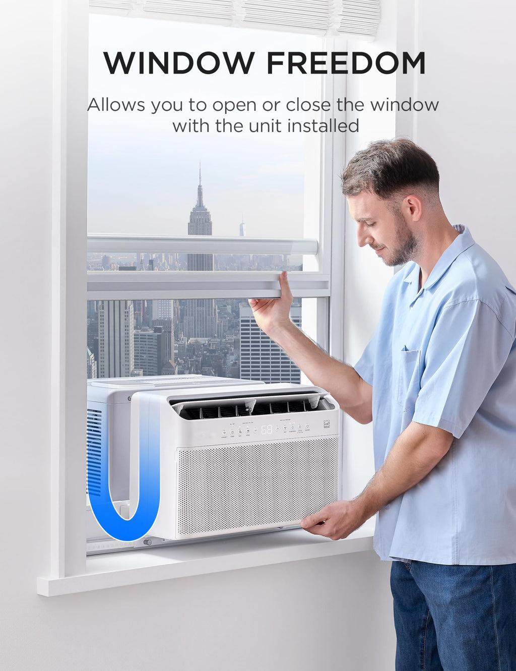 U-Shaped Window Air Conditioner X77420