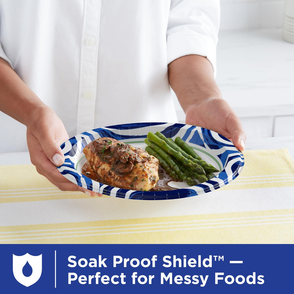 Large 10 Inch Heavy Duty Disposable Paper Plates B557