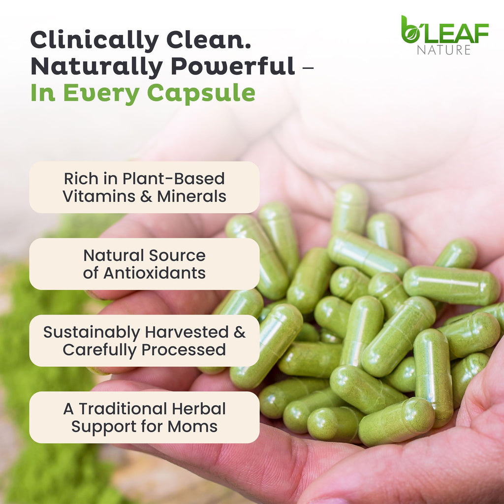 Moringa Leaf Vegan Capsules 1000mg 180 Count R201