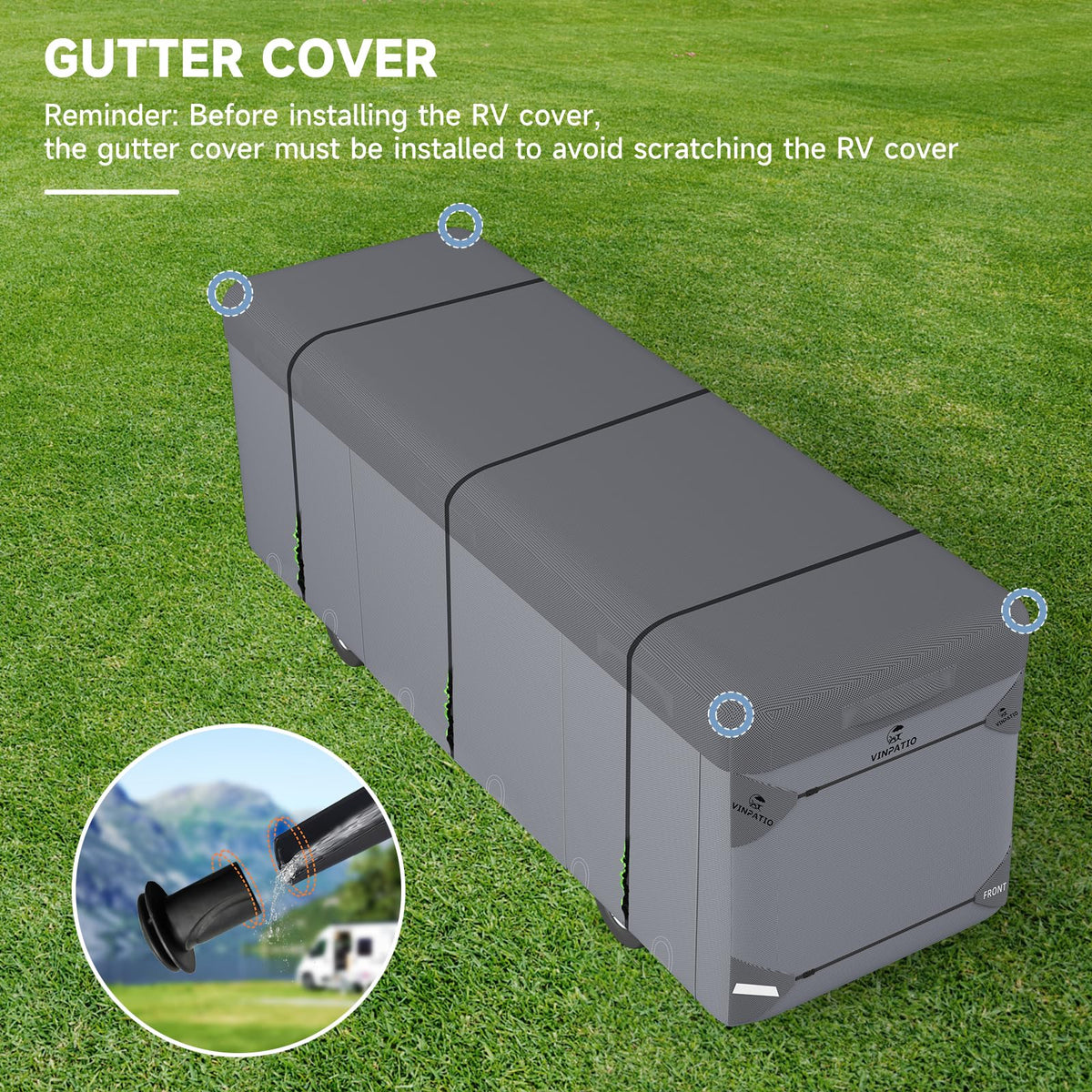 7 Layers Class A RV Cover with Straps G657871