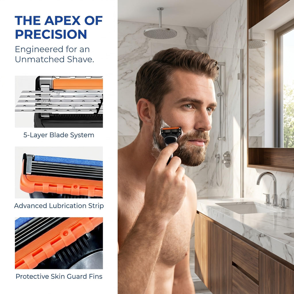 5 Layer Razor Blade Refills 12-Piece Set W367558