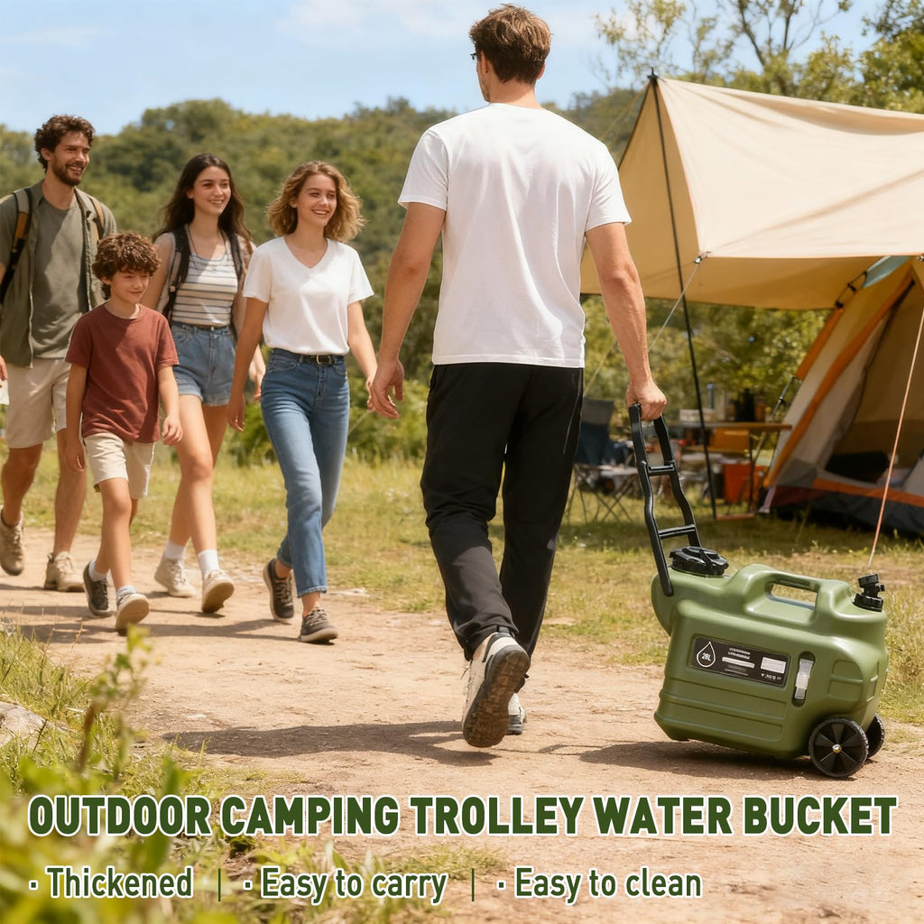 7.4 Gallon Water Jug with Wheels & Handle H7842