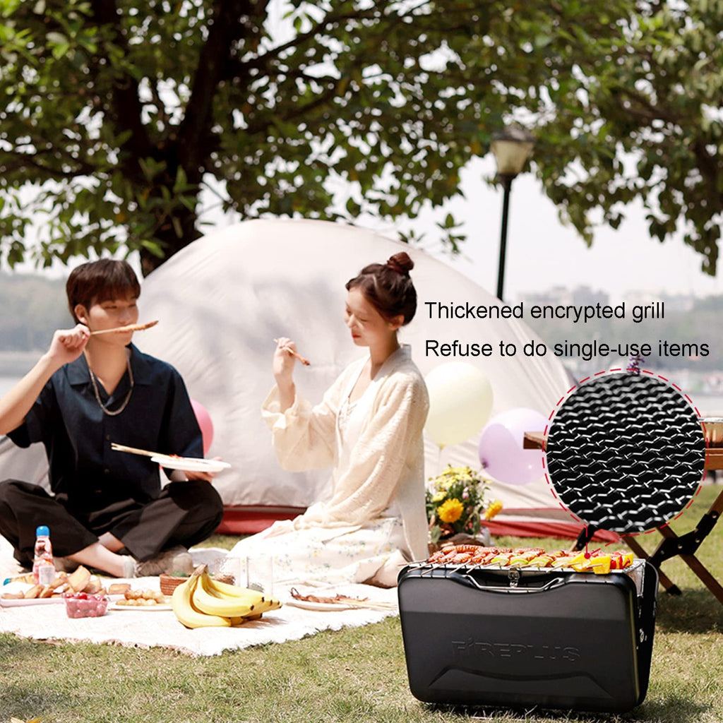 Foldable Portable Stainless Steel Charcoal BBQ Grill S6555