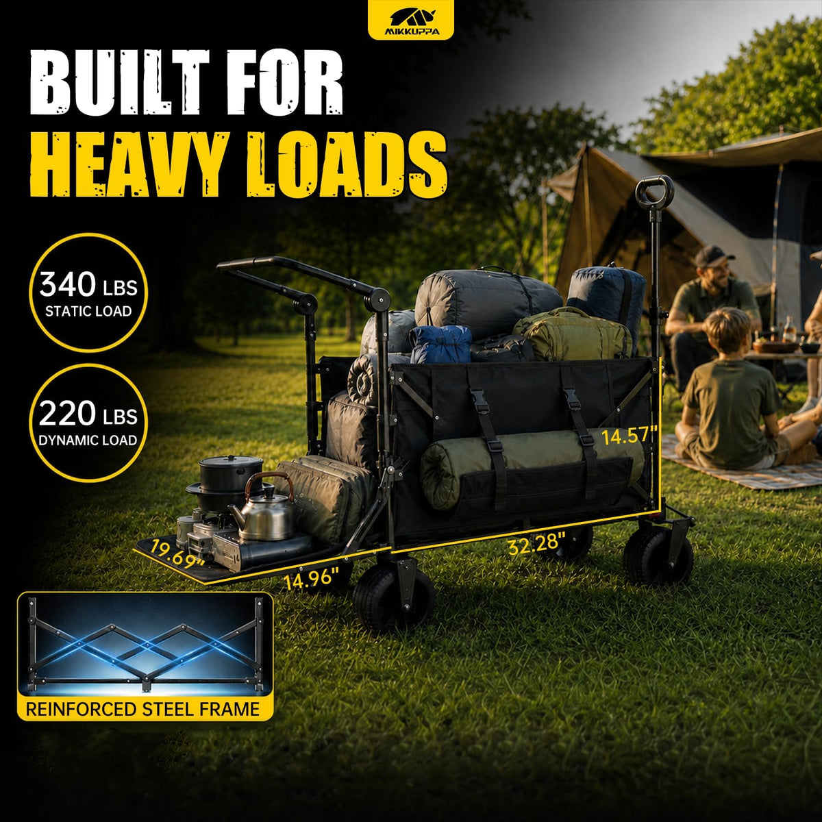 Folding Dog Wagon with Ramp D189