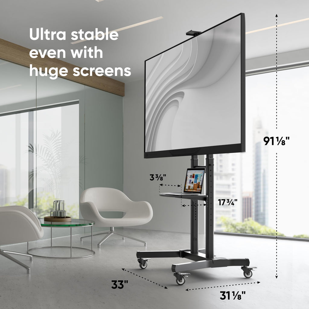 Mobile TV Stand 50-90 Inch Black J340385
