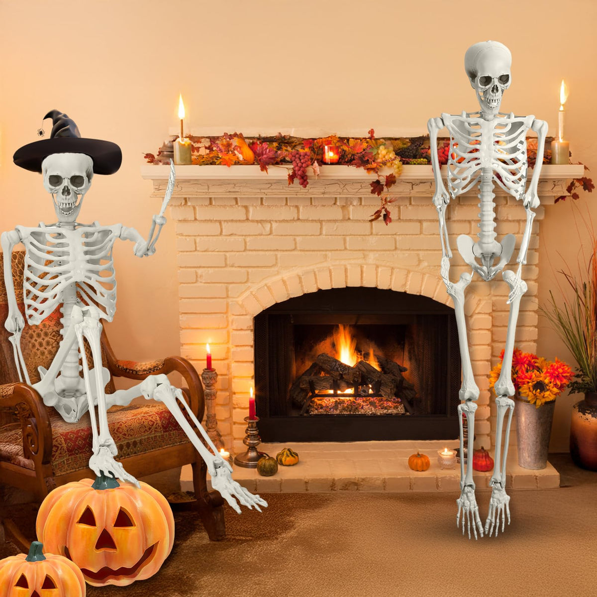 5.4FT Posable Life Size Skeleton V305577