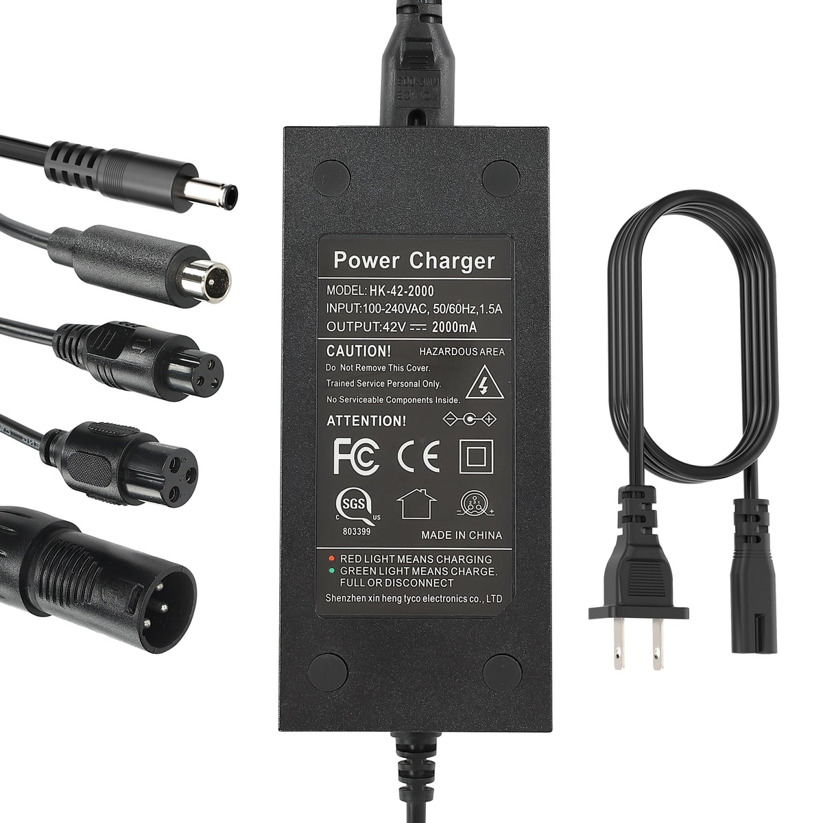 42V 2A Scooter Charger with 5 Types of Connectors S229724