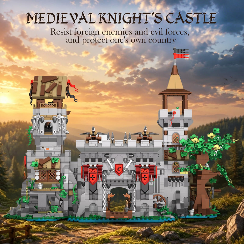 Building Set, 2 in 1 Architecture Model Kit Q378