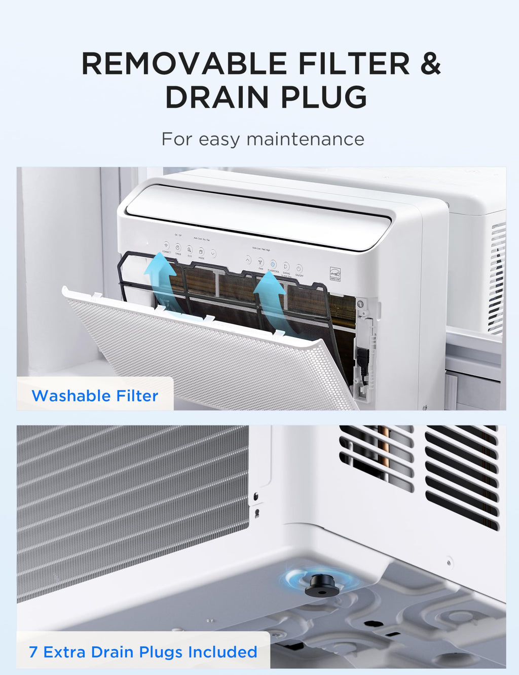 U-Shaped Window Air Conditioner X77420