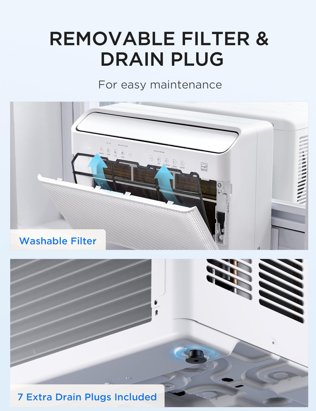U-Shaped Window Air Conditioner X77420