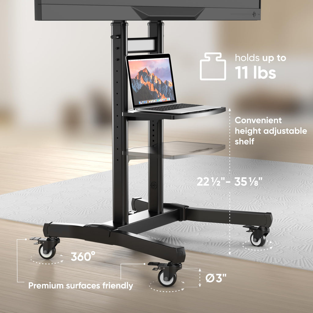 Mobile TV Stand 50-90 Inch Black J340385