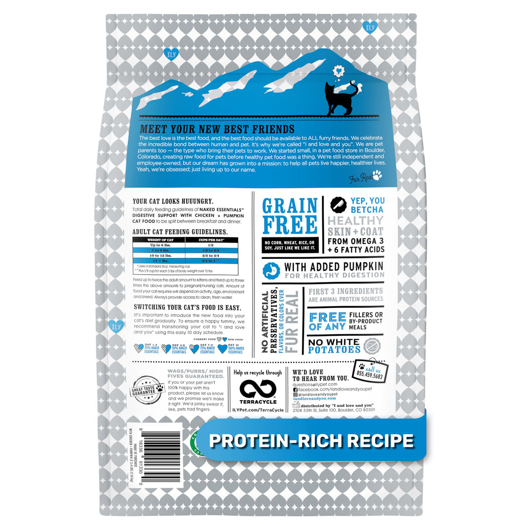 Grain Free Chicken Pumpkin Dry Cat Food A433022