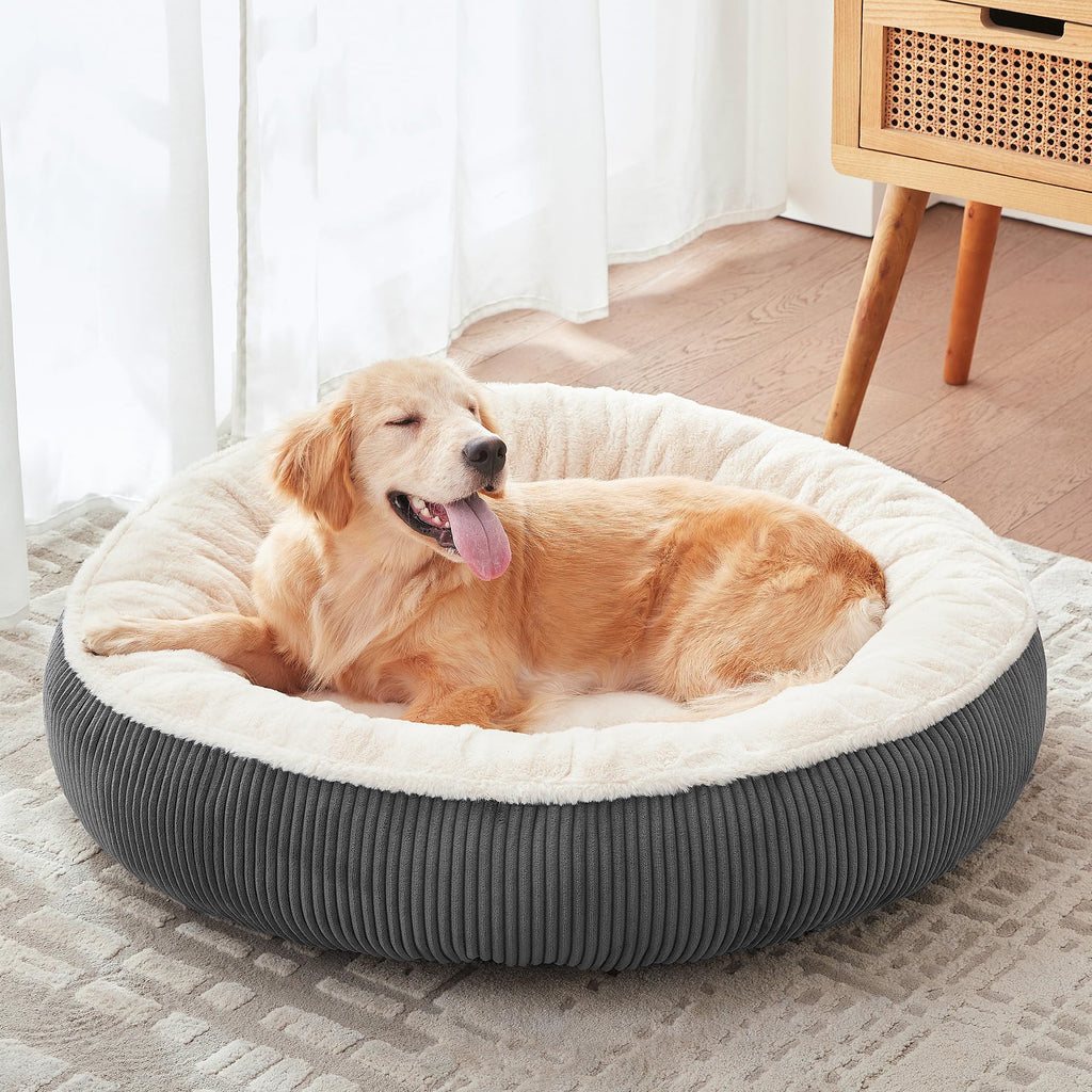 36 inches Dark Grey Donut Dog Bed A160326