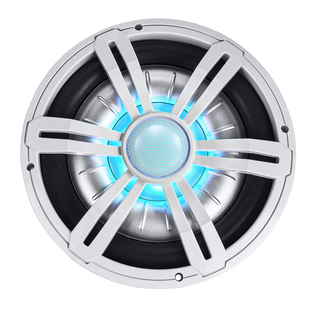 800W Peak 10" Shallow Marine Subwoofer with LED Lighting L2895