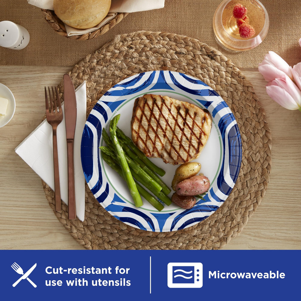 Large 10 Inch Heavy Duty Disposable Paper Plates B557