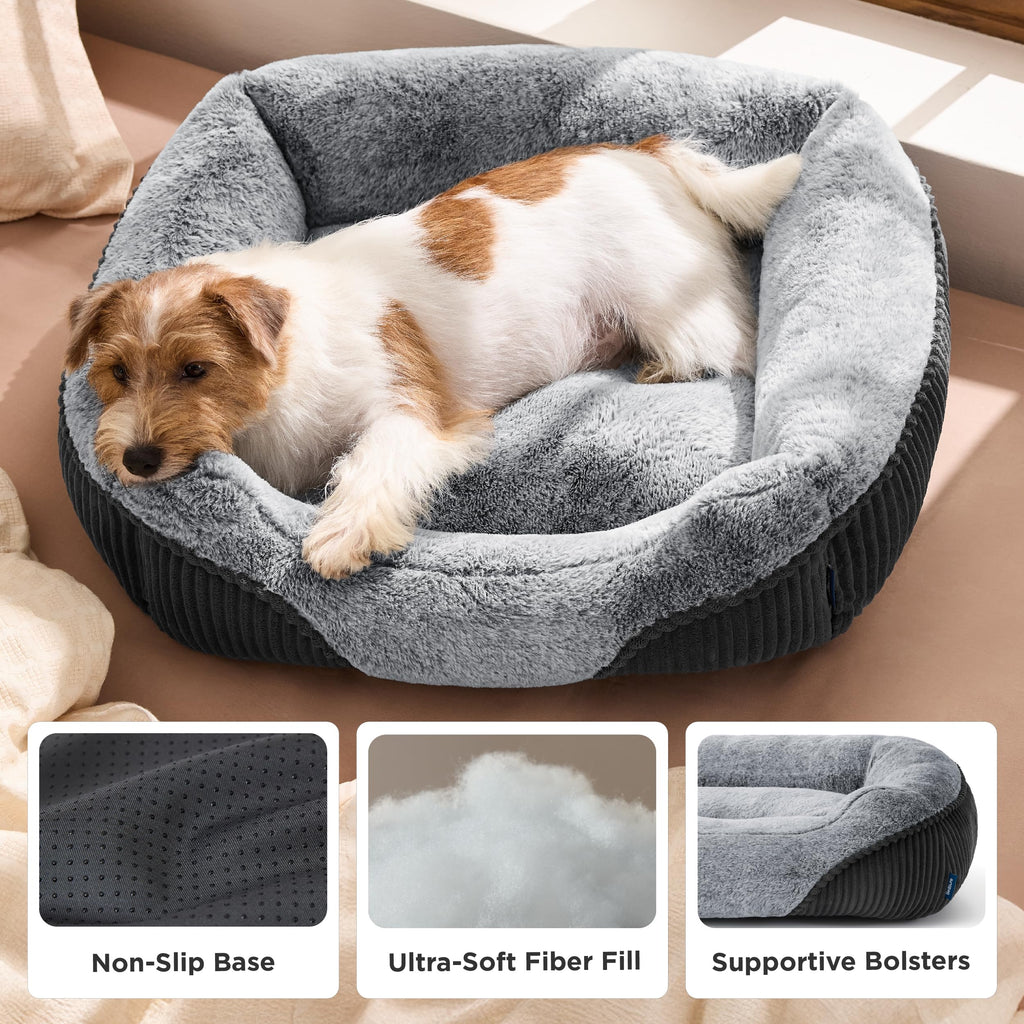 Washable Dog Bed Small Medium Size 25x21x7in D582