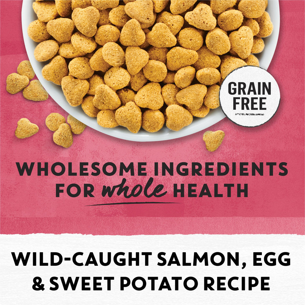Grain Free Dry Cat Food Salmon, Egg and Sweet Potato Recipe 11 lb. Bag I80960