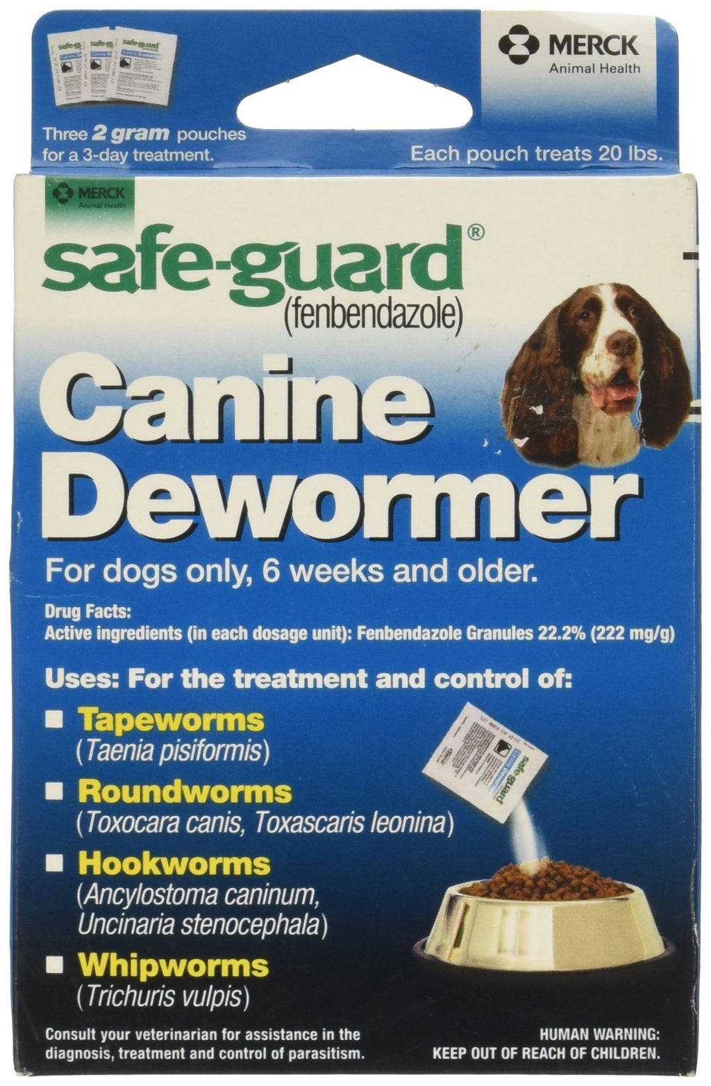 Canine Dewormer 2gm Pouch Pack of 3 Z5643