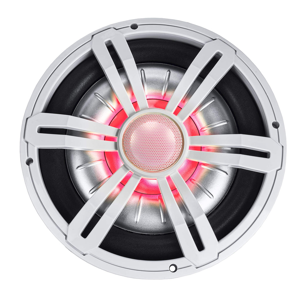 800W Peak 10" Shallow Marine Subwoofer with LED Lighting L2895